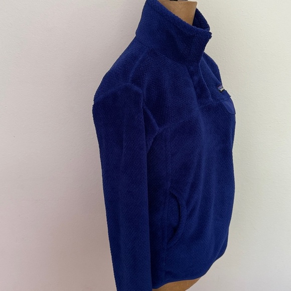 Patagonia sz S Royal Blue Fleece Pullover better sweater - Picture 5 of 9